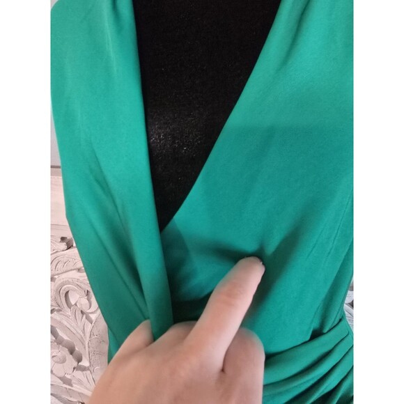 Ralph Lauren Formal Dress Emerald Green Gorgeous All Occasion Lined Size 12 Med - Picture 7 of 16